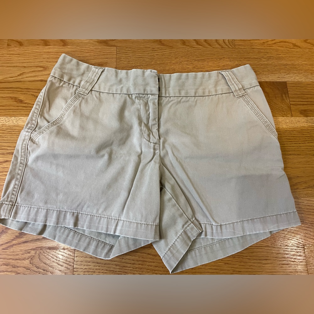 J. Crew Classic Chino Shorts Size 8 GUC